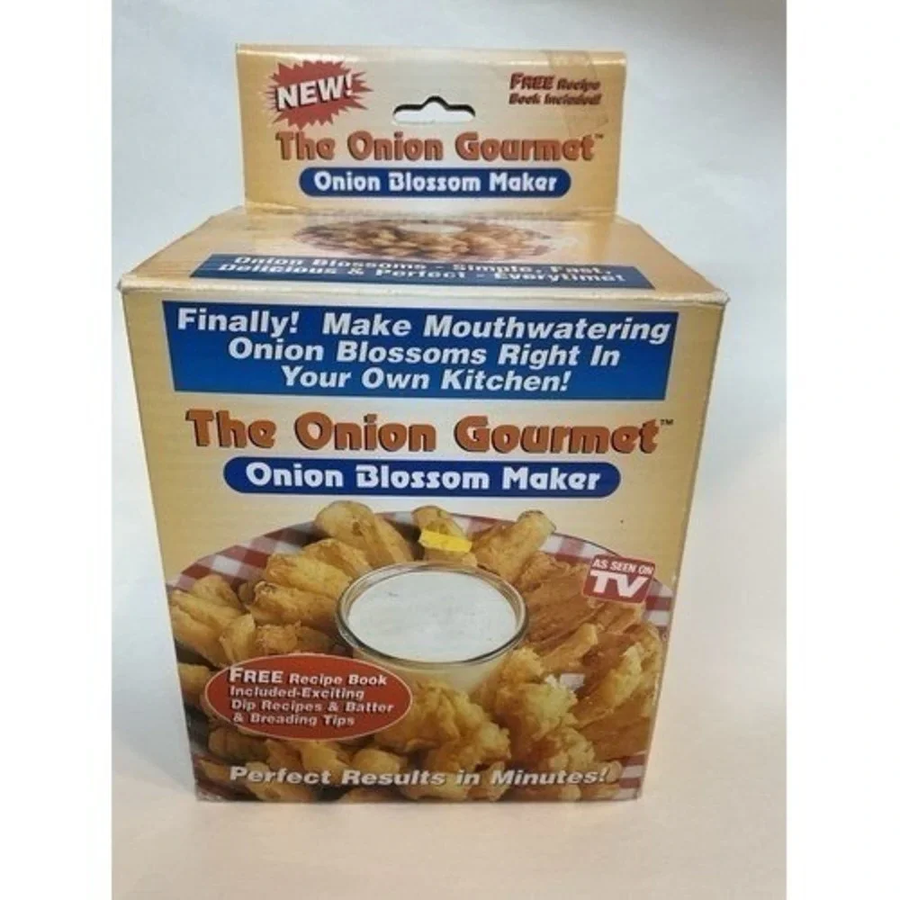 NWB Onion Blossom Maker‎ The Onion Gourmet Blooming Onion As Seen On TV Manual